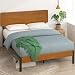 Zinus Olivia Metal and Wood Platform Bed with Wood Slat Support, Queen