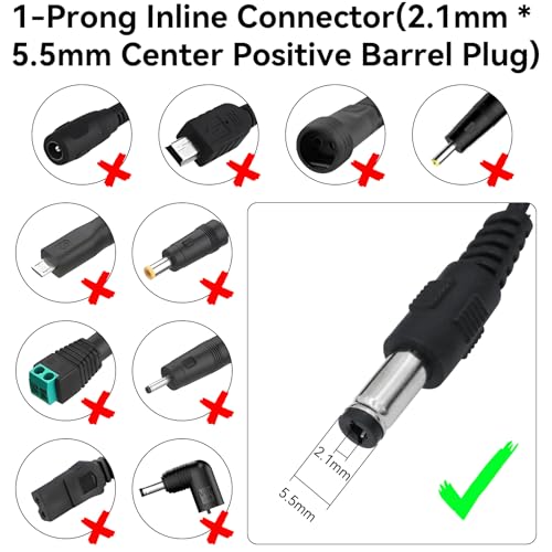 Tosiicop 24V Battery Charger for Kids Ride On Car Toy - 24 Volt Electric Bumper Cars Chargers for Power Wheels ATV Quad SUV Jeep Riding Car Toy Replacement Chargers Adapter Accessories