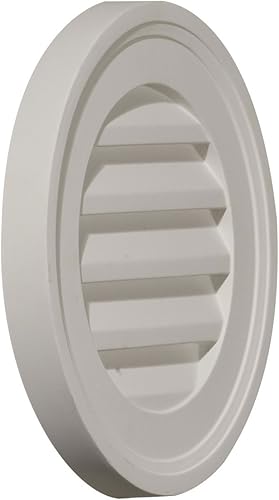 Miniatura 2 de Ekena Millwork GVRO12D respiradero redondo, 12 pulgadas de ancho x 12 pulgadas de alto x 1 38 pulgadas de profundidad, GVRO12D