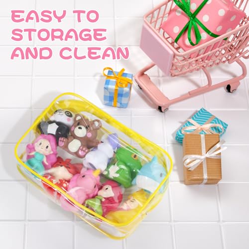 Oriate Märchen Fingerpuppen Kleinkind Spielzeug, Geschichten Zeit Puppets Spielzeug mit Pretend Play Stage, Badespielzeug für Kleinkinder mit Aufbewahrungstasche, 12m+ 10 Pcs