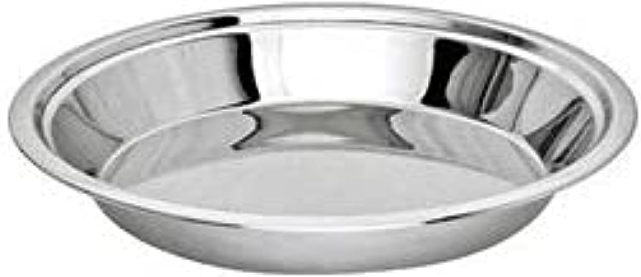 Vinod Stainless Steel Heavy Parat (Diameter - 31 cm, Height 4.7 cm)