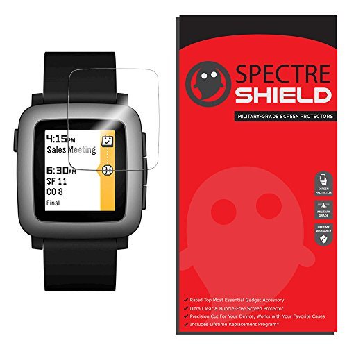 [6-Pack] Spectre Shield Screen Protector for Pebble Time Accessory Pebble Time Screen Protector Case - //coolthings.us