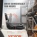 VEVOR Universal Forklift Seat, Fold Down Tractor Seat with Adjustable Angle Back and Micro Switch, 6.3-13.4 inch Extended Slot Comfortable Forklift Seat for Tractor Loader Excavator