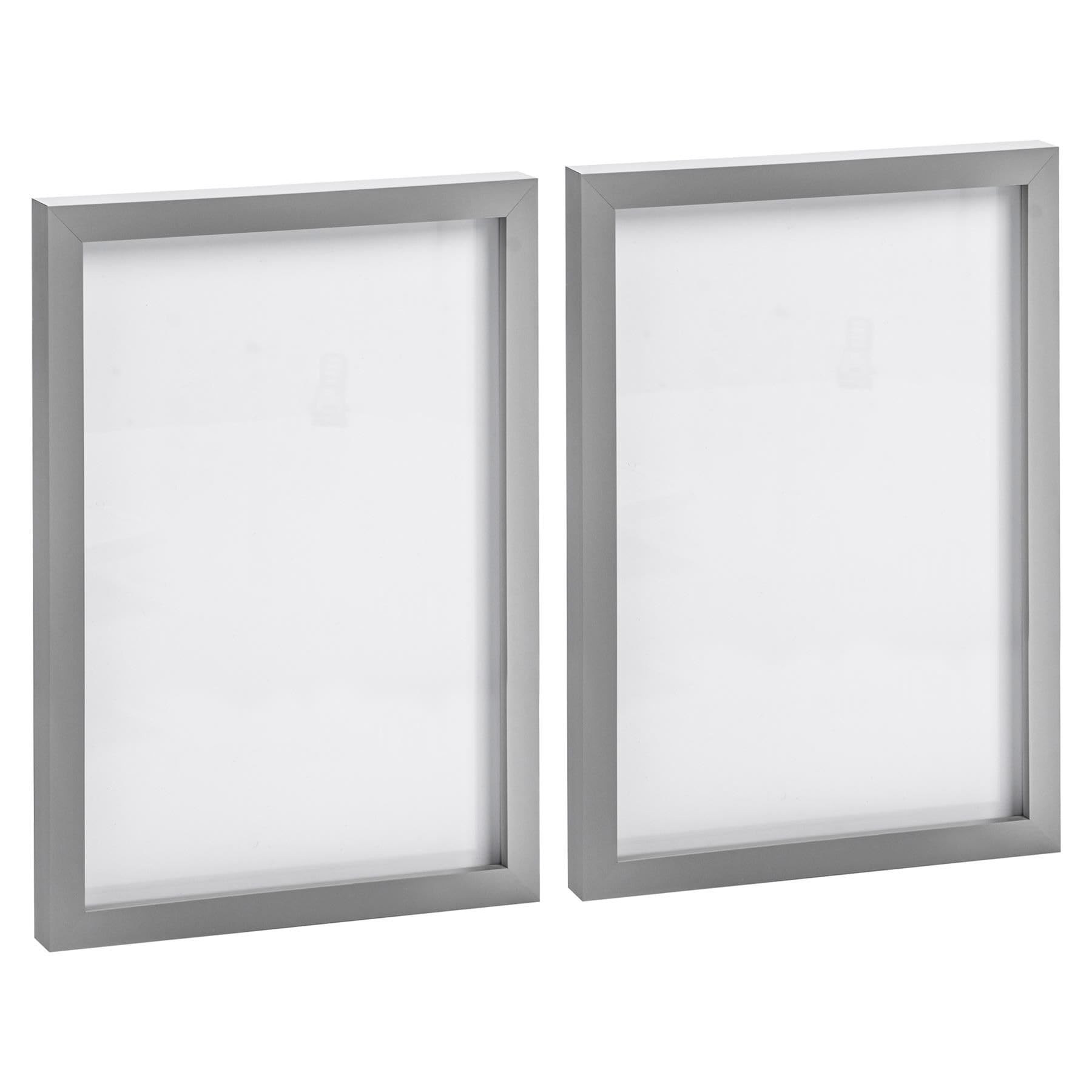 Nicola Spring Photo FramesA4 (8" X 12")GreyPack Of 2 from B&Q