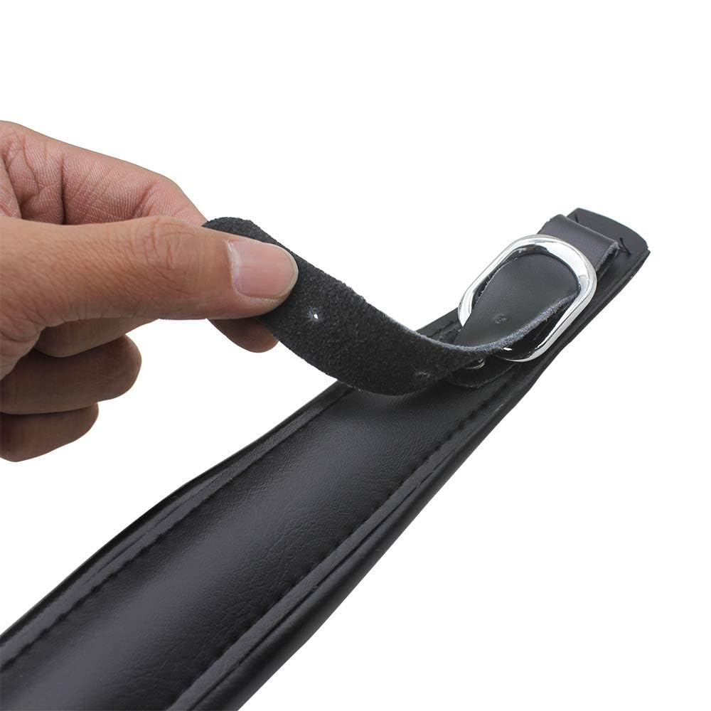 Bnineteenteam Correas de Acordeón, Ajustables y Flexibles, Correas Cuero Sintético PU, Resistente al Desgaste para Músicos Profesionales y Estudiantes, Varios Modelos, Negro Café Rojo