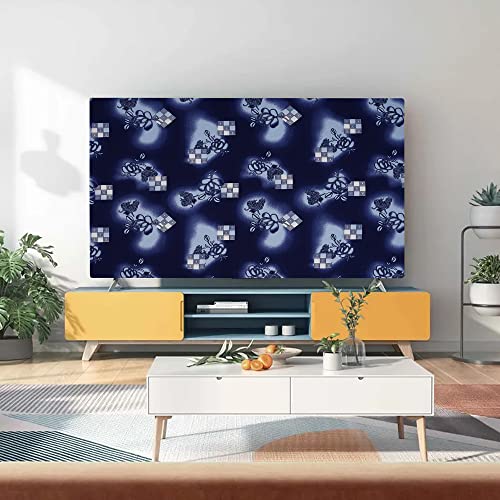 Image of Glassiano Marigold Dustproof Printed 32 inch LED TV Cover Screen Protector Compatible for All Models, Print 37