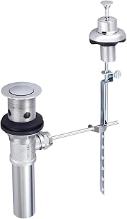 Central Brass 1109 Brass Pop-Up Drain Assembly with Guide