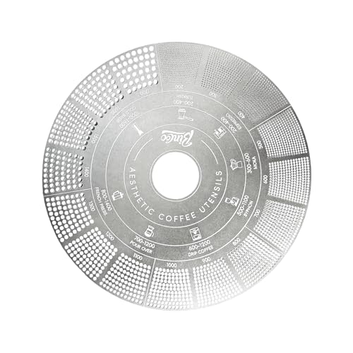 Professional Coffee Grind Size Chart 304 Stainless Steel...