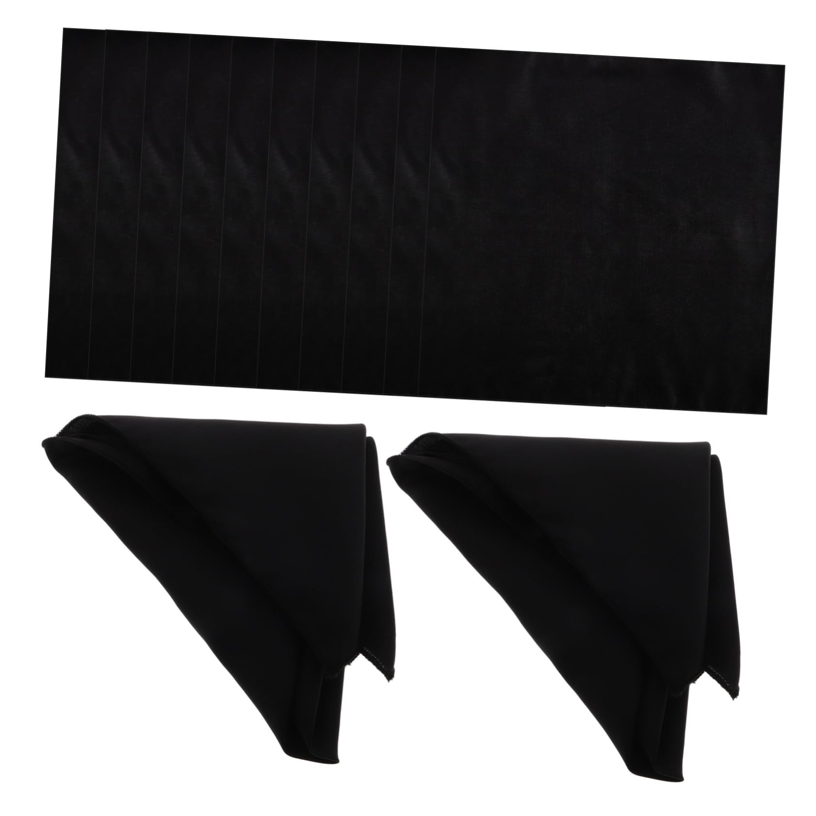 Servilletas de tela negras OUNONA para vestir mesas elegantes en bodas y almuerzos