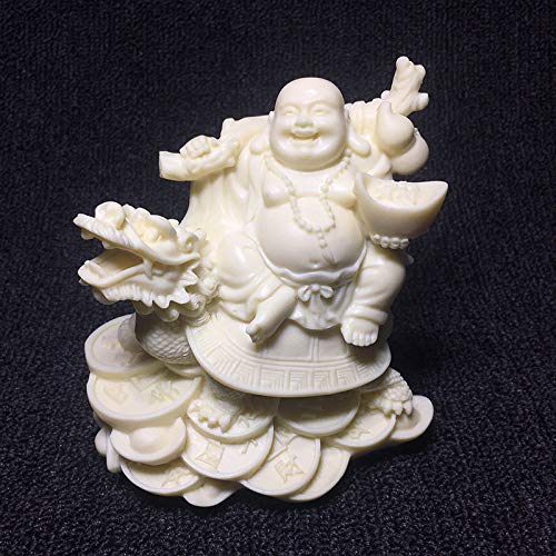 Statues And Sculptures Statues Decor Dragon Turtle Laughing Buddha Auspicious Statue Modern Art Sculpture Home Decoration Accessories #TOP25