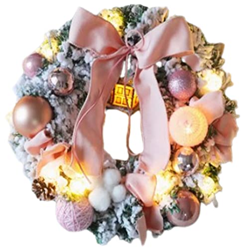 Couronne de Noël en rotin FLXHSA pour réchauffer votre entrée