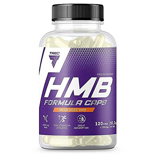 TREC Nutrition HMB | Anabolic | Anticatabolic | Calcium Beta-Hydroxy Beta-Methylbutyrate | Protects Muscle Wasting | Recovery | Fat Burner (120 Capsules)