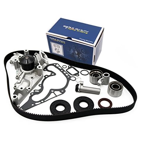 Timing Belt Kit Water Pump w/Gaskets Tensioner Fit 1998-2009 for Lexus for Toyota 4.0L 4.3L 4.7L 1UZFE 2UZFE 3UZFE 32V DOHC Cover