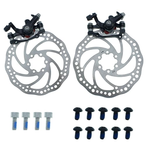 Bike Disc Brake Kit,Bike Front and Back Disc Brake Kit-Calipers,2