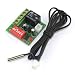 DROK 12V DC Digital Heating/Cooling Thermostat 20-90 °c Temperature Controller with 0.5 Meter Sensor Probe Cable