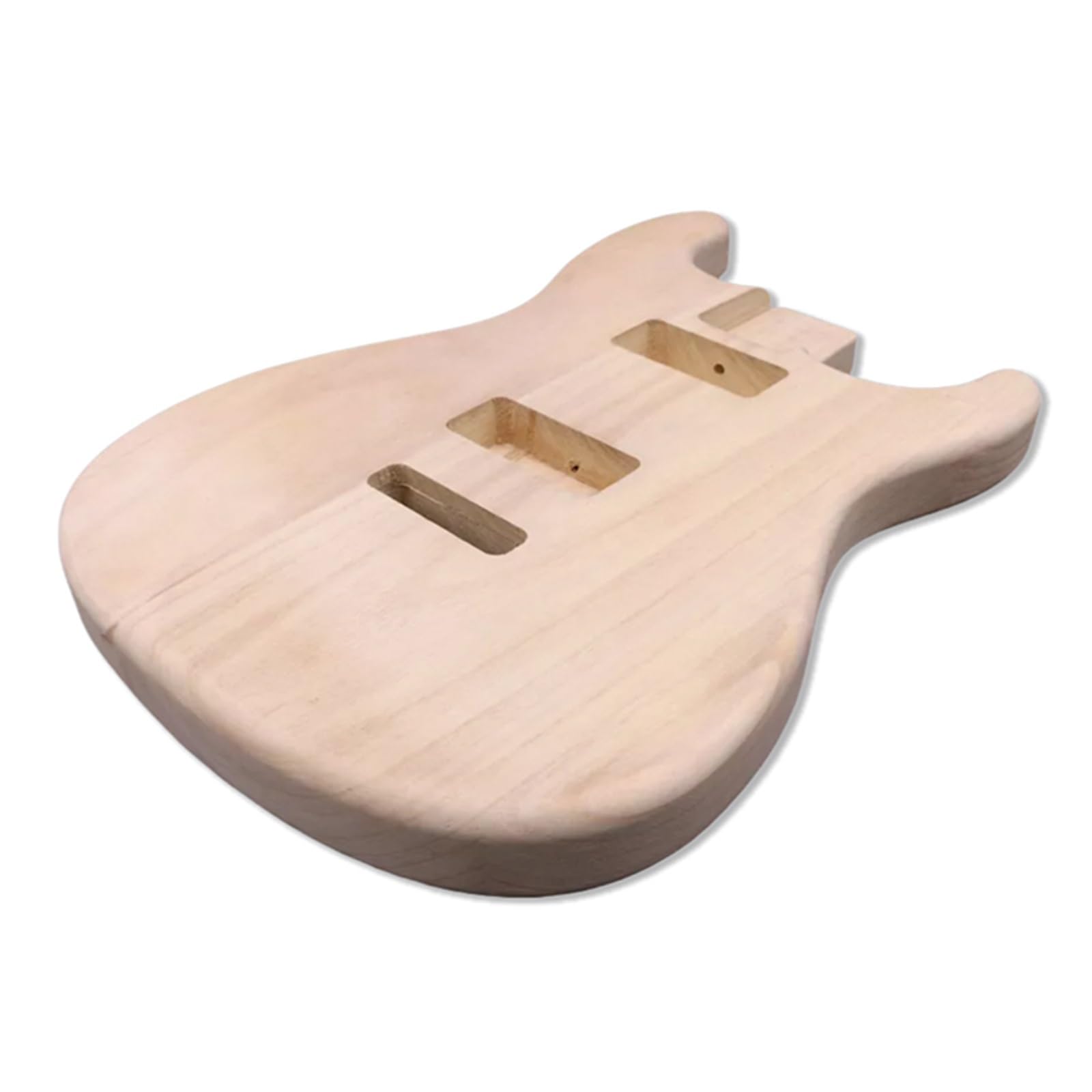 Gitara Elektryczna DIY Z Drewna Paulowni Półprodukty Do Instrumentów Zestaw Samodzielnego Montażu Korpusu Gitary