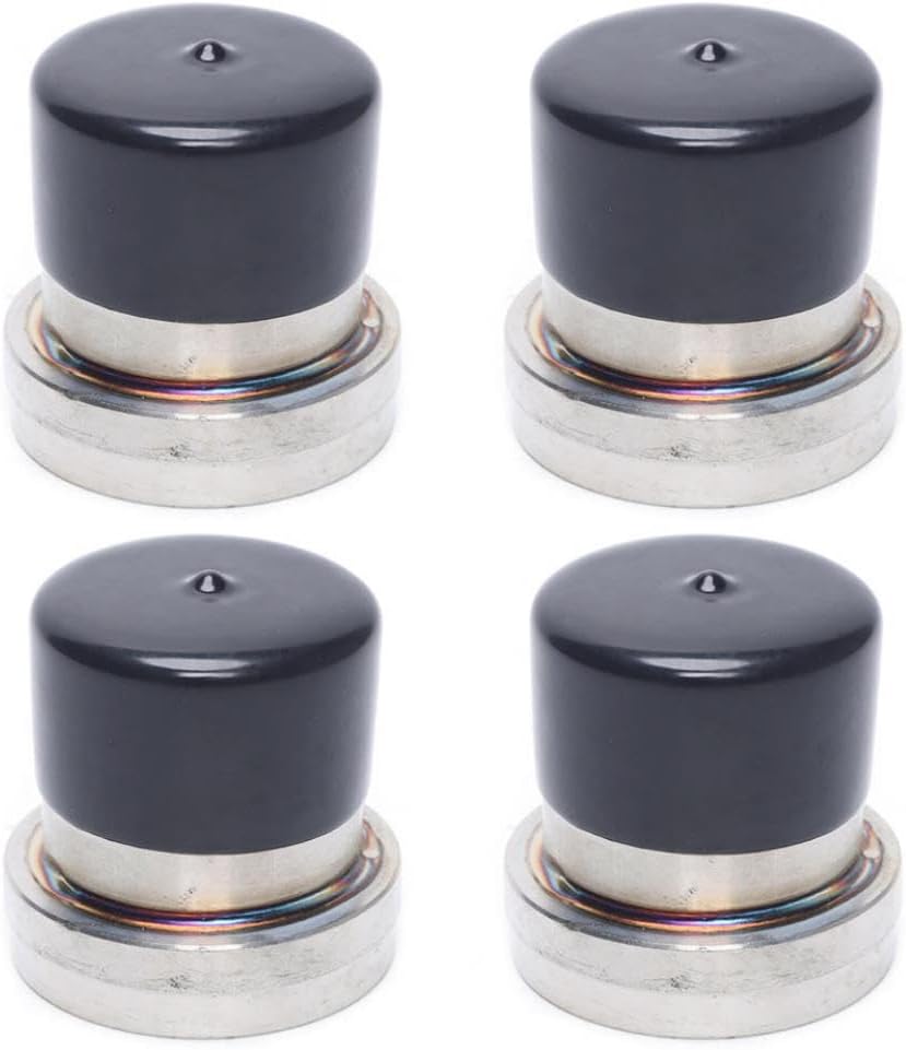2.441 Inch Stainless Steel Boat Trailer Kits with Protective Grease Bra Compatible with Most 4 and 5 Bolt Lug Hubs Grease Caps