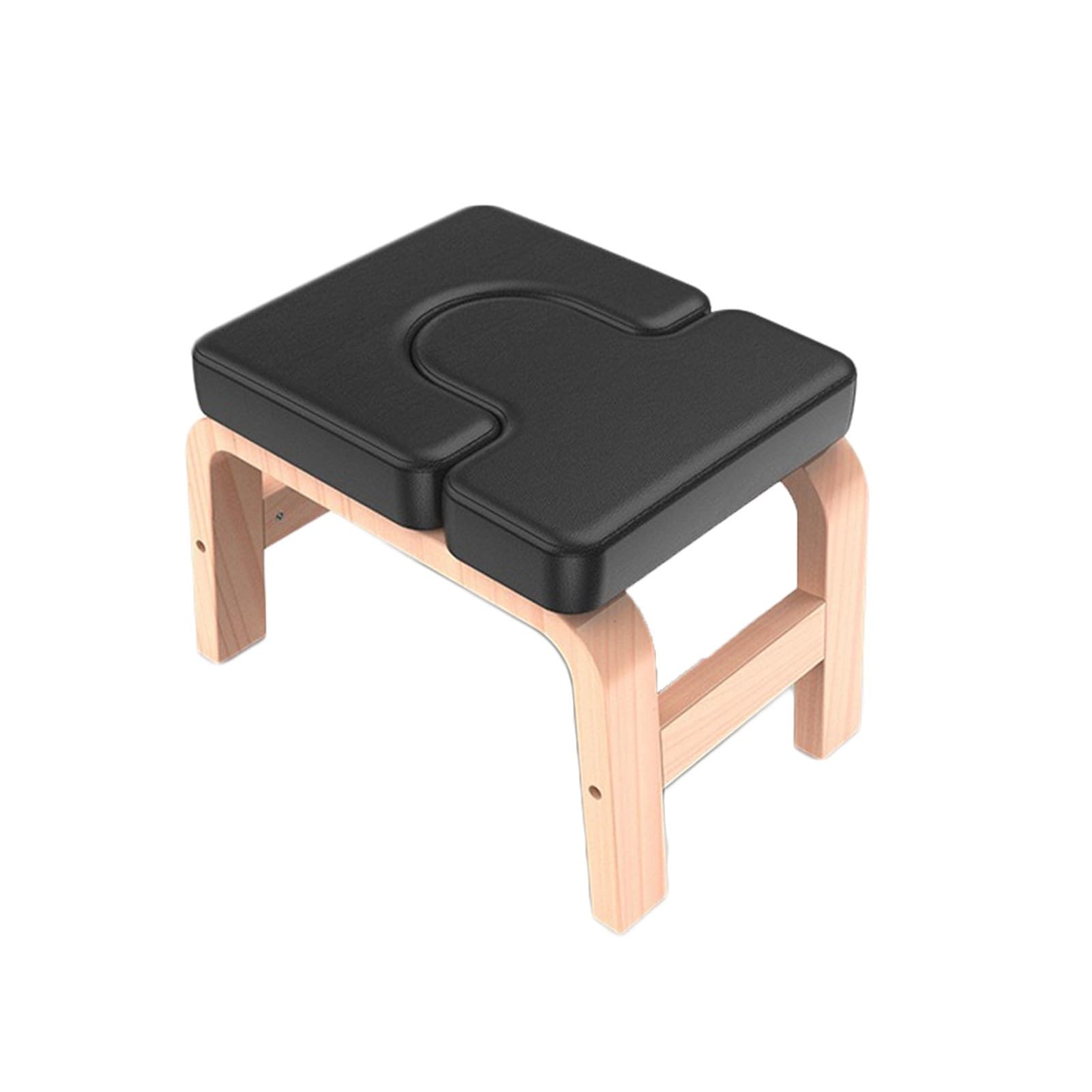 Sedia For Inversione For Yoga Da Palestra, Panca For Yoga A Forma Di U In Legno, Sgabello For Poggiatesta For Allenatore Con Piedi, Morbido Cuscino Del Sedile