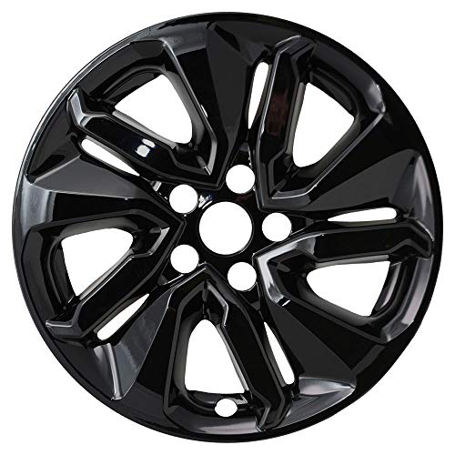 Auto Reflections Set of 4 17\" Wheel Skins for Honda Accord 2018-2021 - Gloss Black - Thumbnail 2