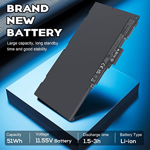Image of ASUNCELL TA03XL 854108-850 CS03XL Laptop Battery for hp 840 G4 Battery Hp EliteBook 755 G4 840 848 G4 850 G4 Series hp ZBook 14U 15U G4 Notebook HSTNN-IB7L