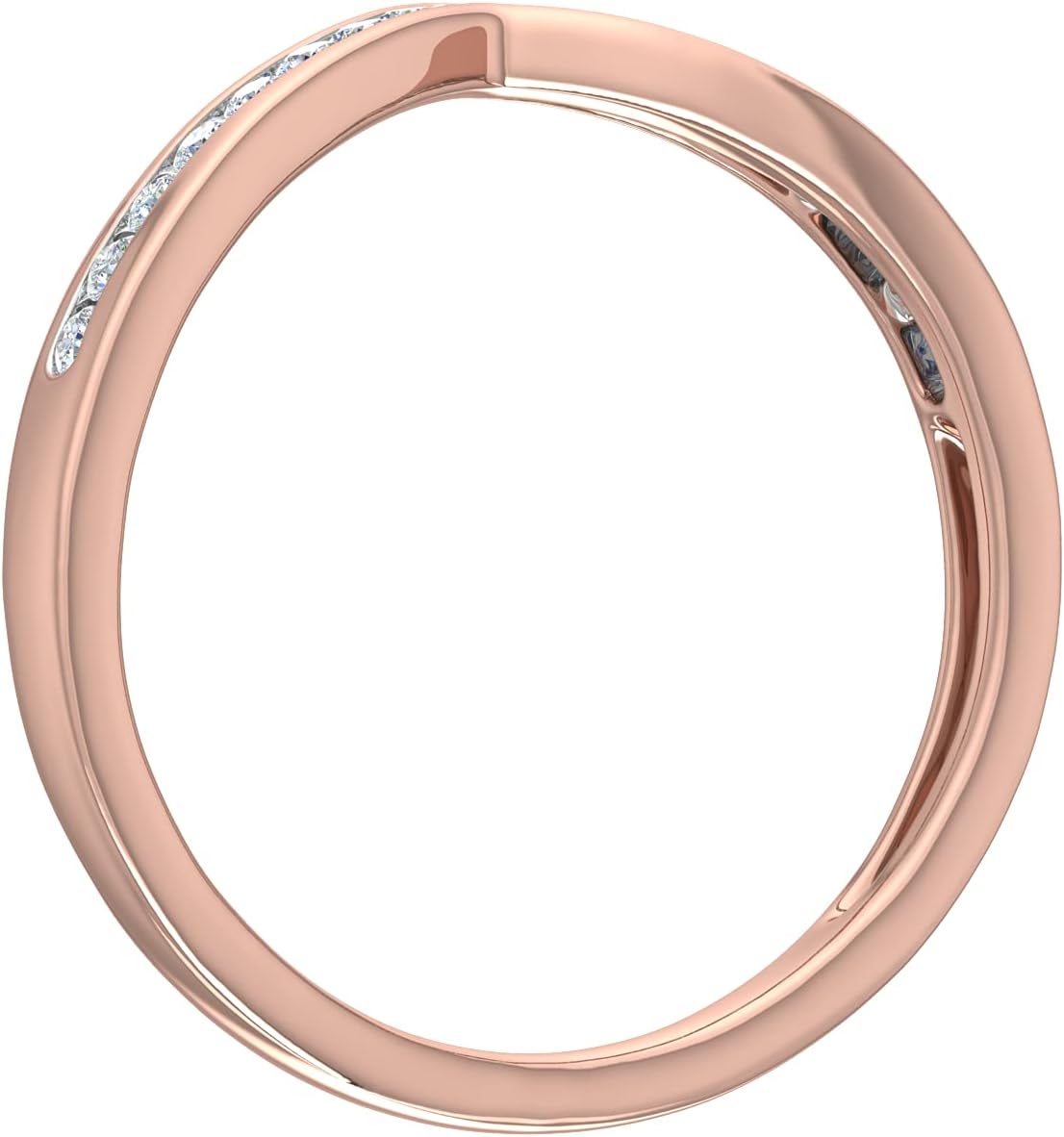 1/5 Carat Diamond Wedding Anniversary Ring in 10K Gold