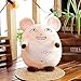 Simpatica Bambola di Topo Peluche Emoticon Bambola di Criceto Cuscino Regalo di Compleanno 70 cm (1,9 kg) Sorriso Rosa