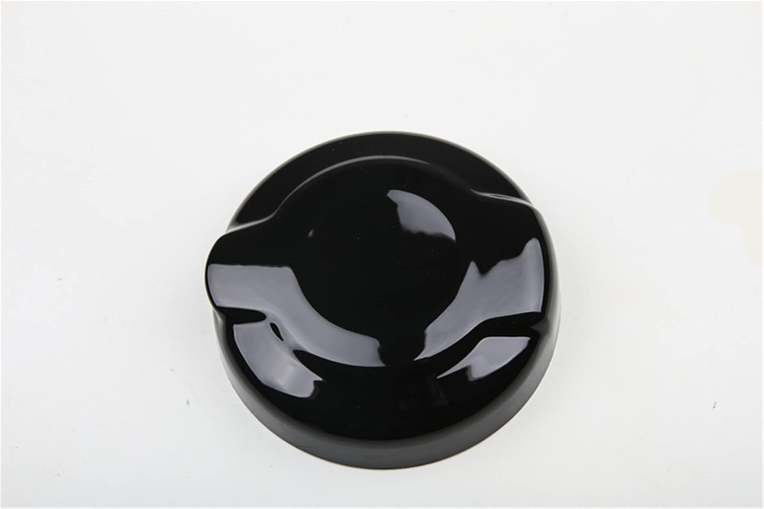 ABS Fuel Tank Gas Cap Cover Trim for Mini Cooper Hardtop Hatchback Covertible Countryman Clubman (Black,F55 F56 F57 2.0T)