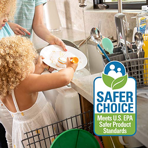 Lemi Shine Natural Concentrated Liquid Dish Soap - Hard Water Stain Remover - Wash Away Bacteria, Fresh Lemon Scent, 22 Fluid Ounces (Pack Of 3) #TOP4