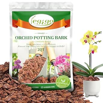 Legigo 2 litres Organic Orchid Potting Bark- All Natural Orchid Bark Potting Mix Pine Bark Wood Chips for Houseplant Mulch, Plants Root Development - View 2