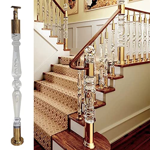 Rampe d'escalier d'intérieur en acrylique transparent pour supprimer les zones sombres
