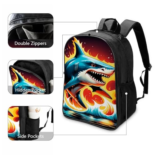Bolsa para la escuela de tiburón ideal para excursiones y guardería 3