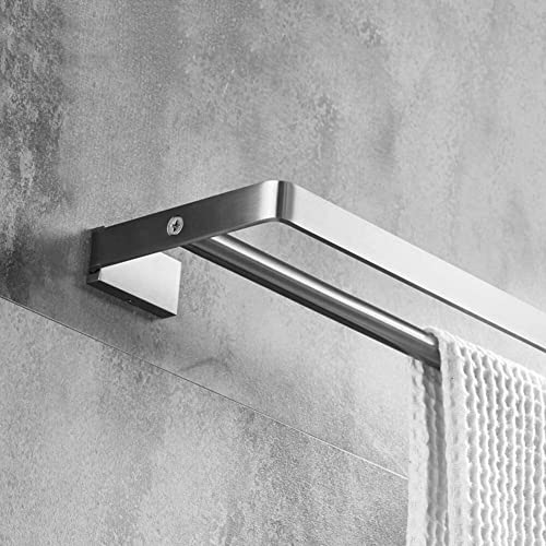 Toallero de acero inoxidable con acabado cepillado premium para pared 7