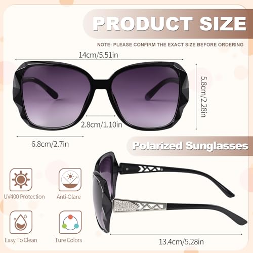 Image of Women Oversized Sunglasses UV400 Protection Lens Sun Glasses