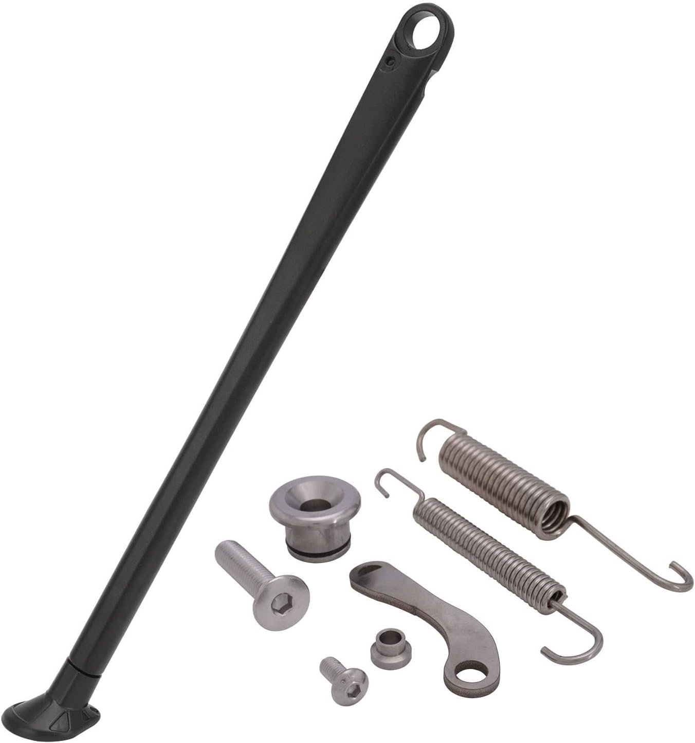 JFG RACING Caballete Lateral Moto,Soporte Rueda Trasera Moto Soporte Caballete Lateral per XCF EXC EXC-F XC XC-W XC-F XCF-W FE FX TE-Nero