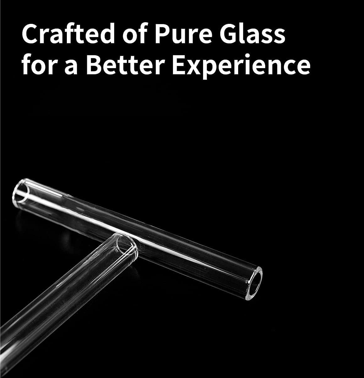 Acrylic Pipe Rigid 5pcs Clear Industrial Glass Tube Borosilicate OD 10mm Length 4 Inch Thickness 2mm Wall