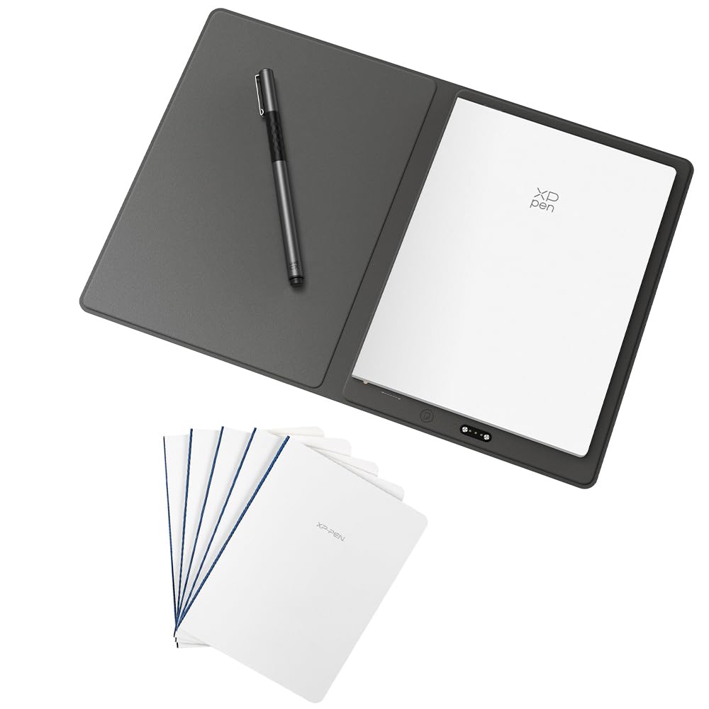 XPPen Note Plus 2026 Carnet Numérique Bluetooth 5.3 + 5 Carnets A5 de Rechange
