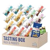 Nuvola Zero Tasting Box 16 Pezzi Zero Carboidrati, Senza Zucchero, Senza Glutine e Lattosio, Ricco di Fibre e Proteine per Colazione, Merenda, Pranzo e Cena
