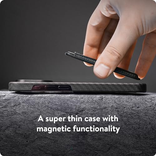 Coque iPhone 15 Plus Mous MagSafe super thin carbone fine et magnétique