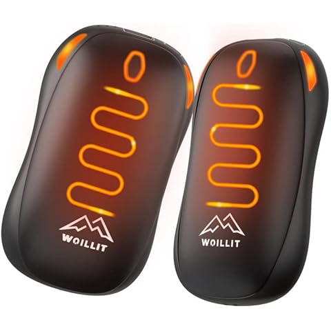 Woillit Hand Warmers Rechargeable | 2 in1 Separable Magnetic Hand Warmer Rechargeable | 10000mAh Electric Powerbank USB Portable | Heat Therapy Great for Raynauds Sufferers , Winter Gifts Cover