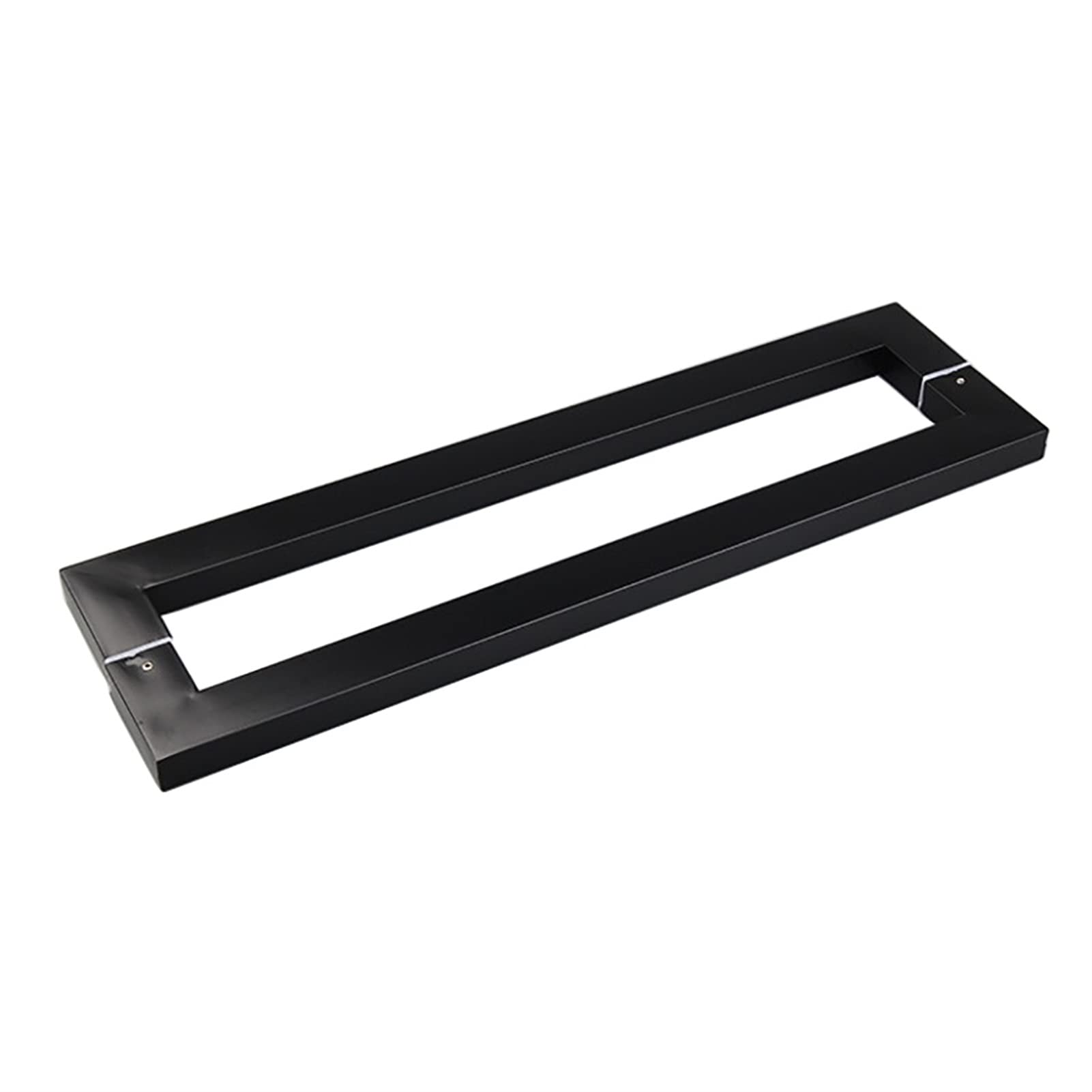 Poignée de porte coulissante en acier noir pour séparation de cuisine