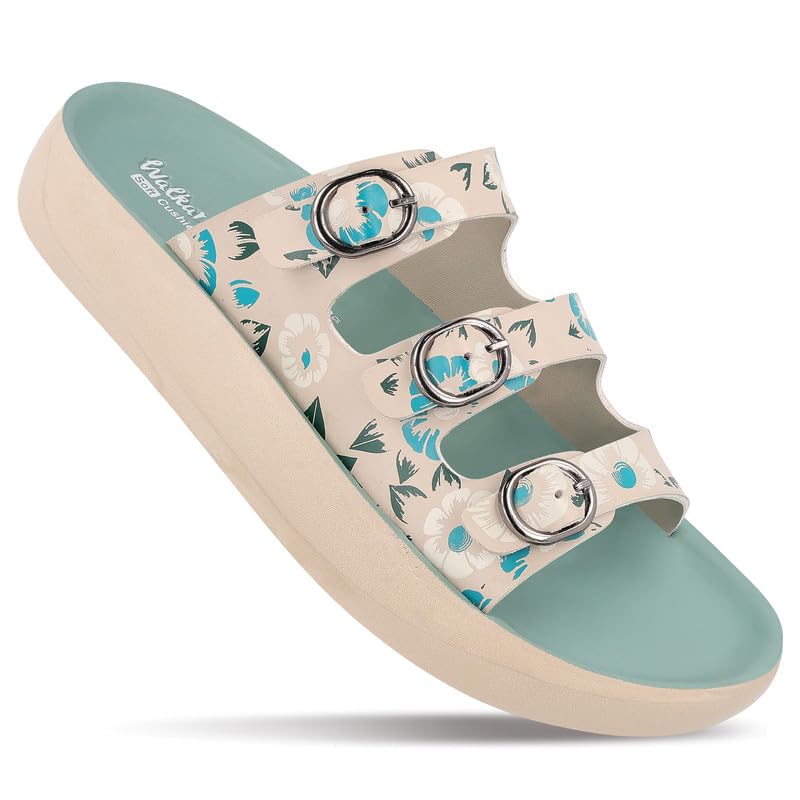 Image of WALKAROO Comfort Sandal For Women's|Lightweight and Comfortable|Soft Cushioned Insole|Stylish Casual Wear|WE2024