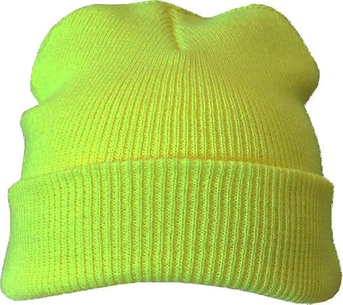 Zac's Alter Ego Warm Soft Feel Fluorescent Neon Beanie Hat