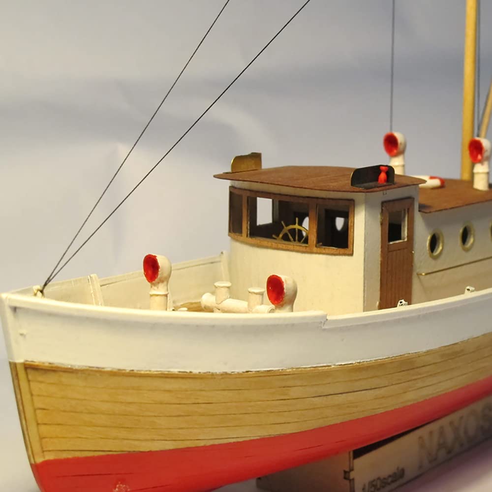 1/66 Naxos Ship Assembly Model Kits Classical Wooden Sail Boat