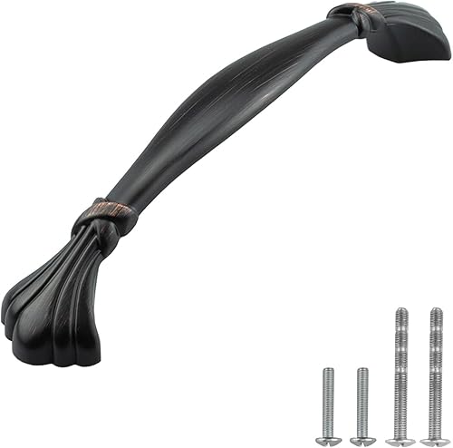 Miniatura 6 de Modket Cascade Series - Manija clásica sólida y tradicional para armario de cocina, longitud total de 5-18 pulgadas, centros de agujeros de 3-34