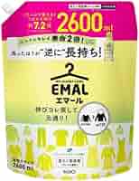 EMAL エマール 2600ml 液体洗剤×5個 Amazon | エマール 洗濯用洗剤 液体 KAO 花王 おしゃれ着用
