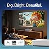 Epson Lifestudio Grand Ultra Short Throw Laser Projector, 4K PRO-UHD, Sound by Bose Technology and Epson Studio App, Built-in Google TV for Easy Streaming, Plus 3-Chip 3LCD Technology — White