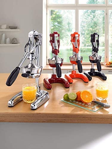 Cilio Commercial Grade Manual Citrus Juicer, Extractor, And Juice Press, Red #TOP5