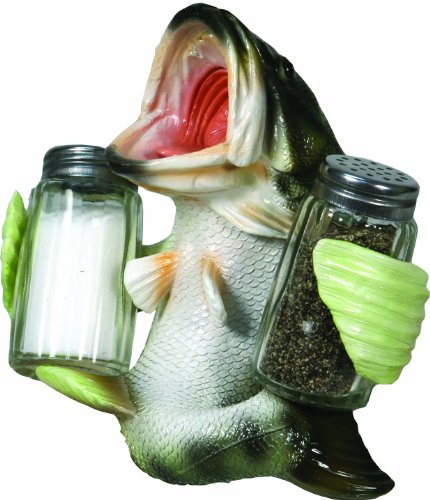 River's Edge Products Beautiful Hand Painted Poly Resin Salt and Pepper Shaker Set