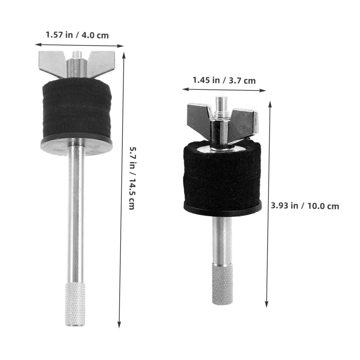 SUPVOX Space-saving Cymbal Mounting Rack 2pcs Cymbal Attachment Arm for Drum Hardware