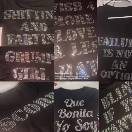 Personalized Rhinestone Bling T-Shirt – Custom Sparkle Crew Neck Tee with Your Words – Gem Bedazzled Short Sleeve Top for Women, Bachelorette Gift, Gift For Her, Birthday Gift, Bridal Gift, Sister Gifts, Back to school T-shirt4